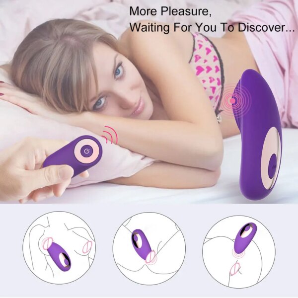 Wireless Remote Control Vibrator Clitoris Stimulator Vibrating Wearable panty G Spot Vibrator for couple Adult Sex Toy for Women