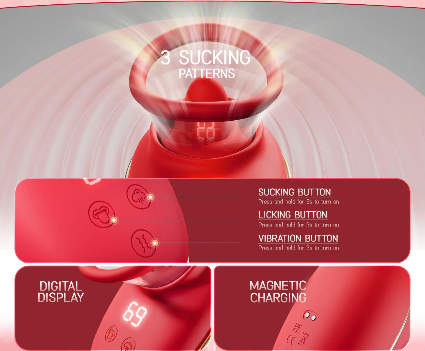 Clitoral Vibrator Sucking and Licking Tongue Sex Toy for Women Nipple Vagina Stimulator Orgasm Pussy Blowjob Female Masturbation Clitoral Vibrator Sucking and Licking Tongue Sex Toy for Women Nipple Vagina Stimulator Orgasm Pussy Blowjob Female Masturbation