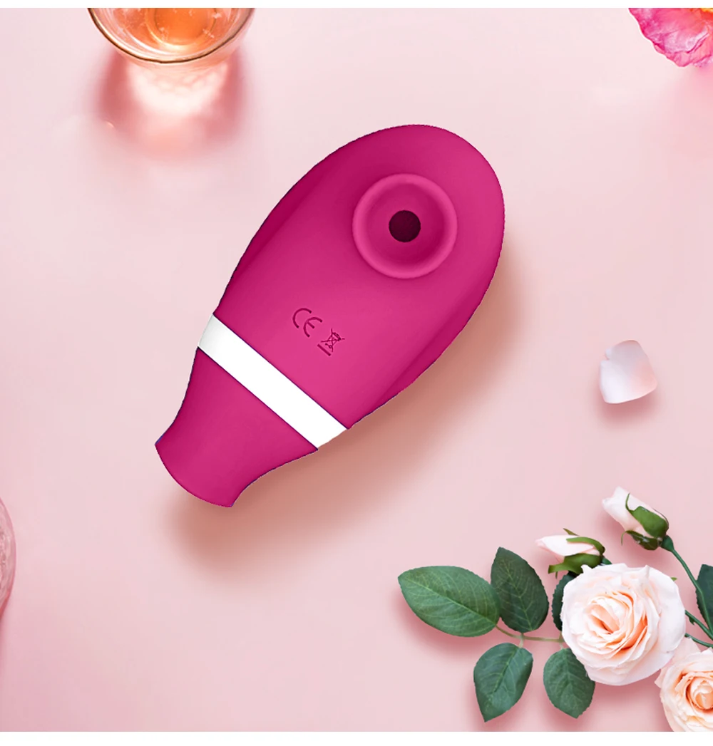 2 in 1 Clitoral Sucking Vibrator Women G-Spot Suction Cup Licking Dual Stimulation Nipple Massager Women Hardcore Adult Sex Toy