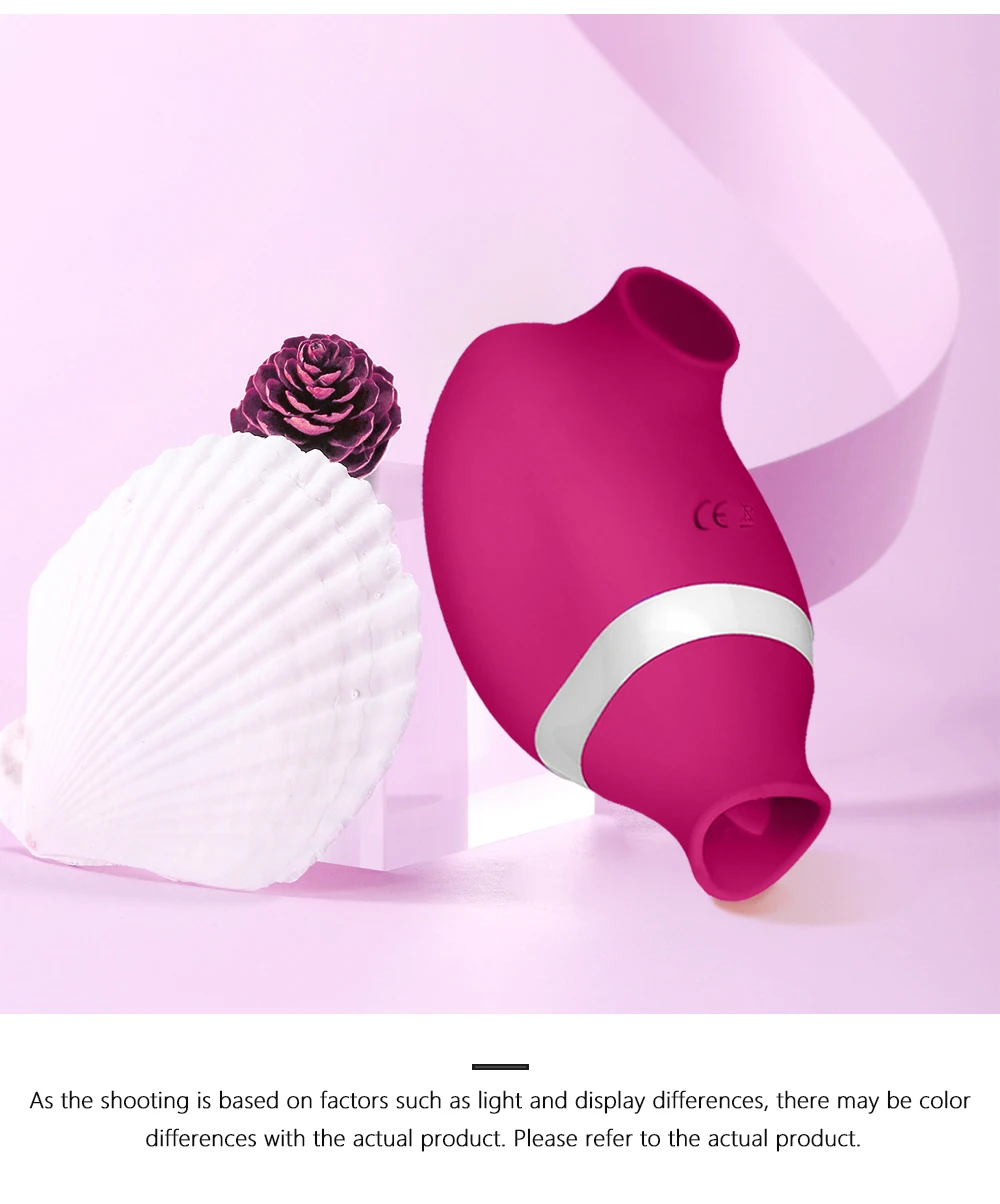 2 in 1 Clitoral Sucking Vibrator Women G-Spot Suction Cup Licking Dual Stimulation Nipple Massager Women Hardcore Adult Sex Toy