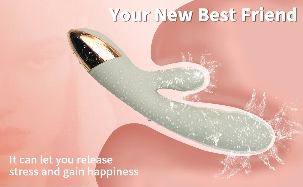 Wosilicone Clitoral Vagina Stimulation Vibrator Girls Heating Rabbit Vibrator G Spot Massager Adults Sex Toys
