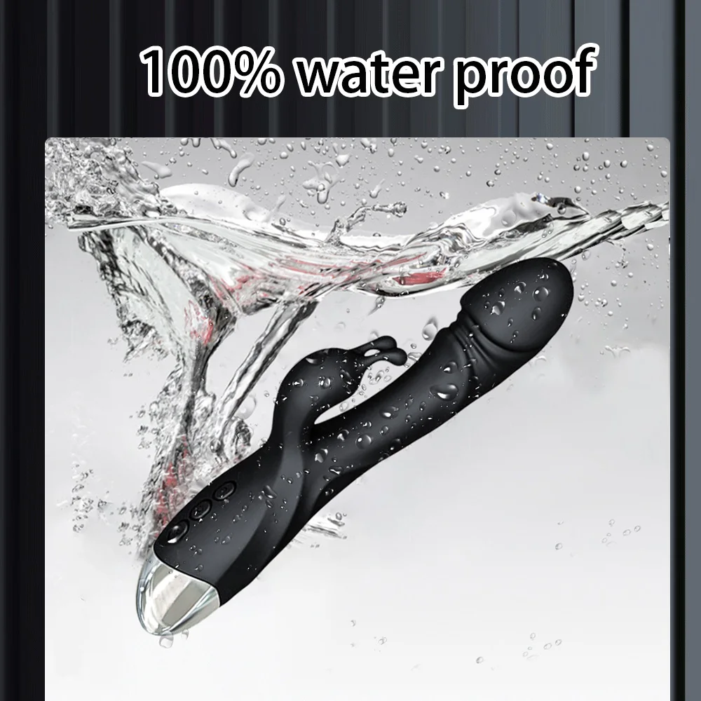 Powerful Rabbit Vibrator Female Clitoris Stimulator Vagina Nipple Massage Dildo Silent G Spot Sex for Women Spot Rechargeable