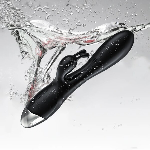 Powerful Rabbit Vibrator Female Clitoris Stimulator Vagina Nipple Massage Dildo Silent G Spot Sex for Women Spot Rechargeable