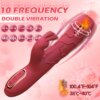 Vibrator Dildo for Women Rabbit Vibrator Realistic Vibrators Clitoral Stimulator 10 Vibration Modes Heating Sex Toys for Women