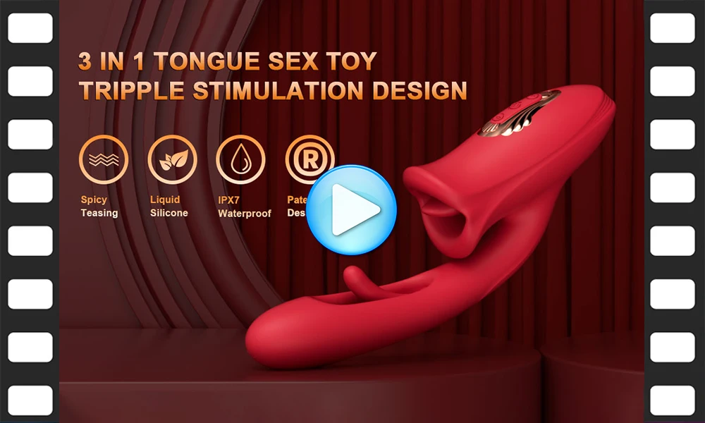Patting Dildo Vibrator for Women Tongue Licking Clit Clitoris Stimulator G-Spot Massager Female Rabbit Sucker Adult Sex Toys