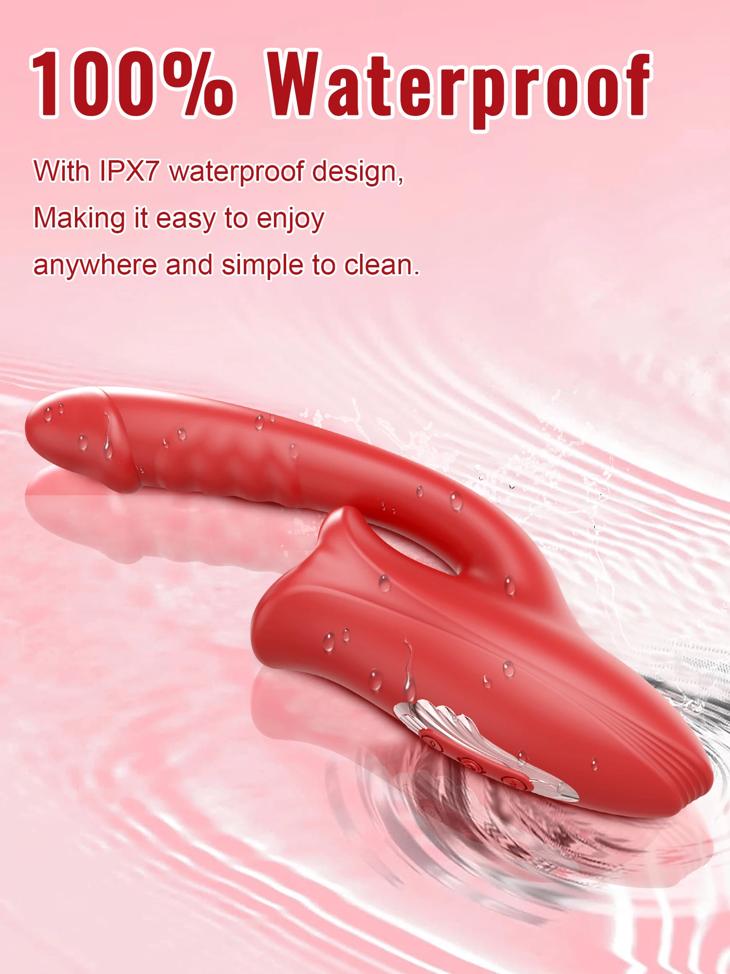 Patting Dildo Vibrator for Women Tongue Licking Clit Clitoris Stimulator G-Spot Massager Female Rabbit Sucker Adult Sex Toys