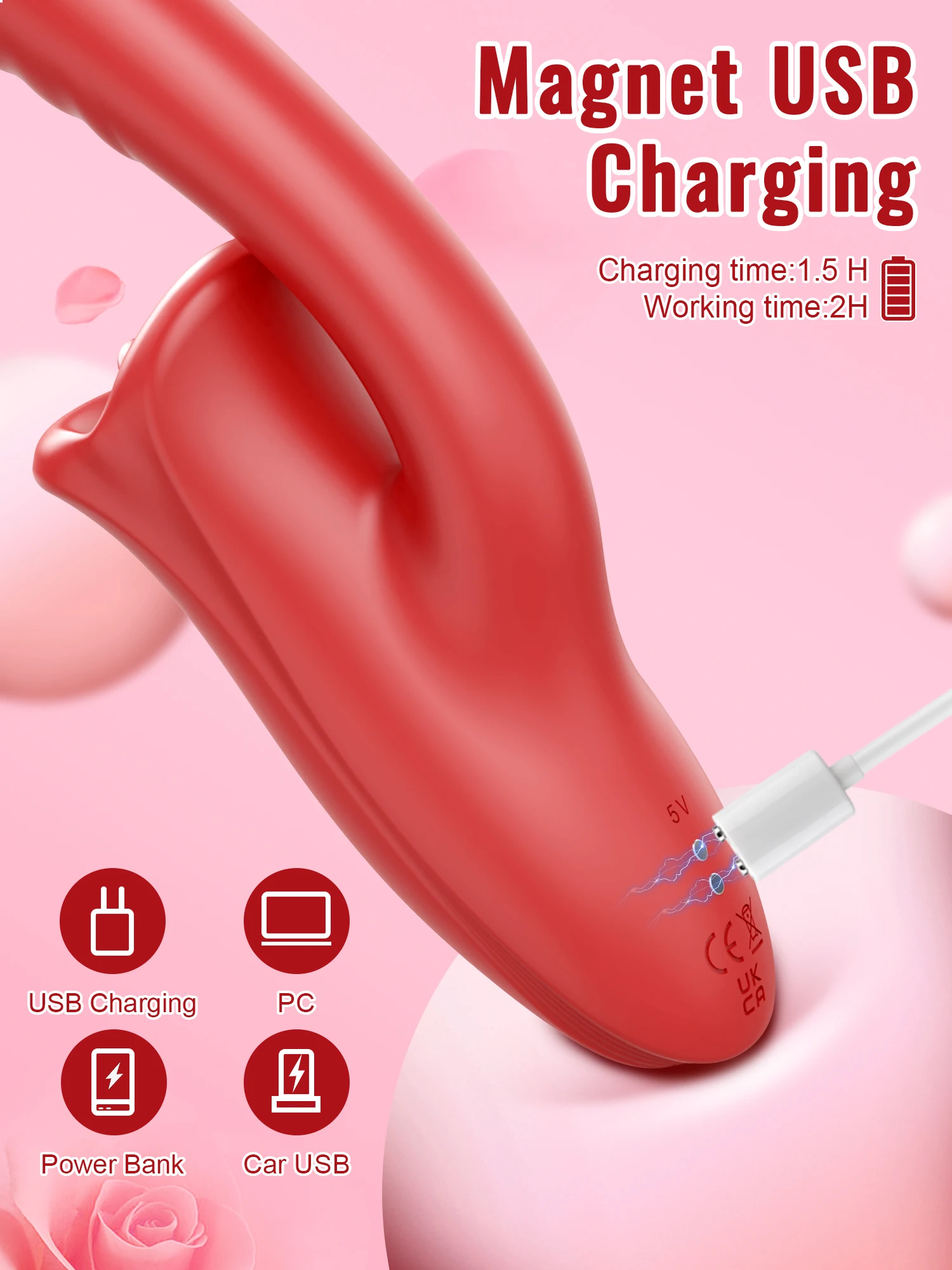 Patting Dildo Vibrator for Women Tongue Licking Clit Clitoris Stimulator G-Spot Massager Female Rabbit Sucker Adult Sex Toys