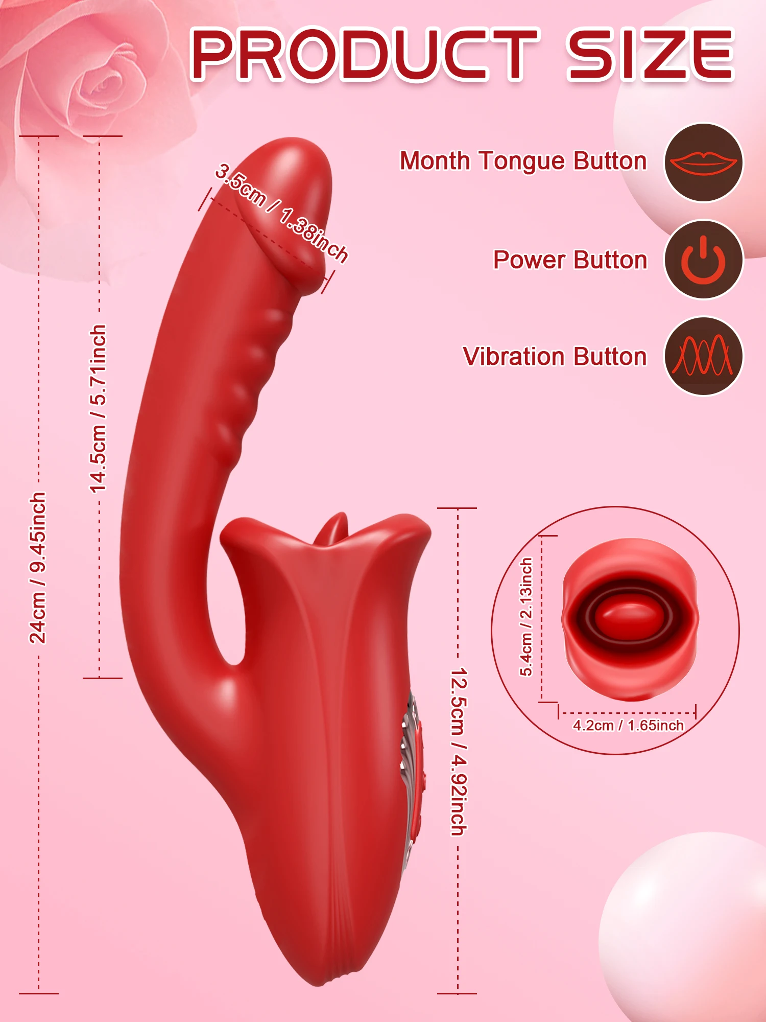 Patting Dildo Vibrator for Women Tongue Licking Clit Clitoris Stimulator G-Spot Massager Female Rabbit Sucker Adult Sex Toys