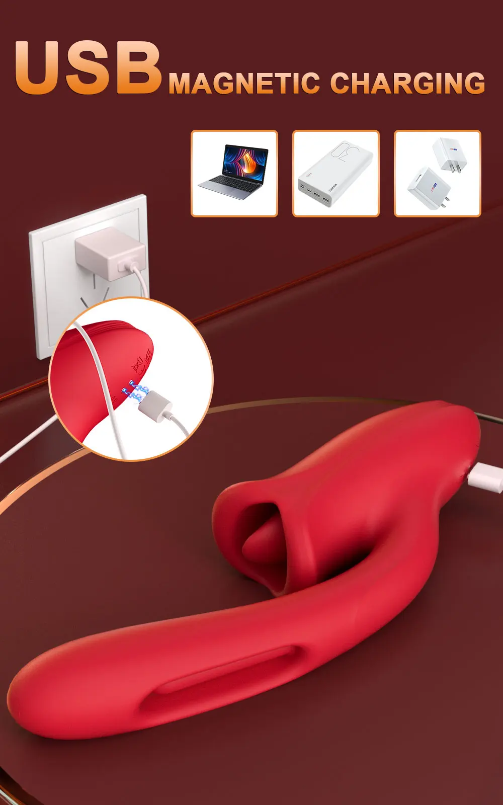 Patting Dildo Vibrator for Women Tongue Licking Clit Clitoris Stimulator G-Spot Massager Female Rabbit Sucker Adult Sex Toys