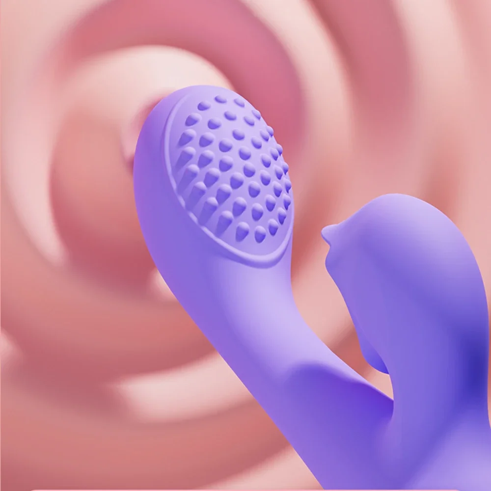 G Spot Dildo Vibrator for Women Rabbit Vibration Silicone Waterproof Female Vagina Stimulation Clitoris Anal Massager Sex Toys