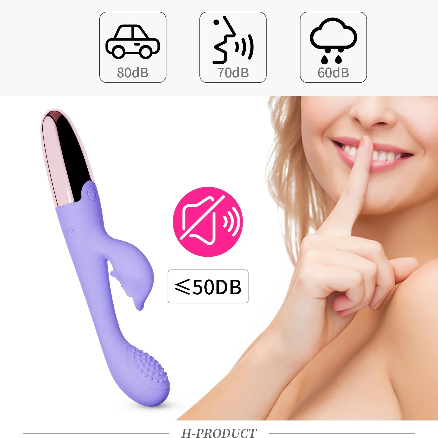 G Spot Dildo Vibrator for Women Rabbit Vibration Silicone Waterproof Female Vagina Stimulation Clitoris Anal Massager Sex Toys