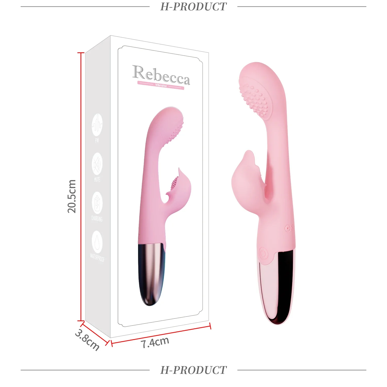 G Spot Dildo Vibrator for Women Rabbit Vibration Silicone Waterproof Female Vagina Stimulation Clitoris Anal Massager Sex Toys