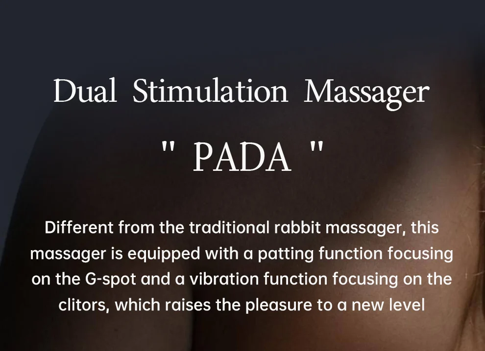 DRY WELL Rabbit Vibrator with Unique Patting Function Clitoris Stimulator Dildo with 10 Powerful Modes Dual Motor Stimulator
