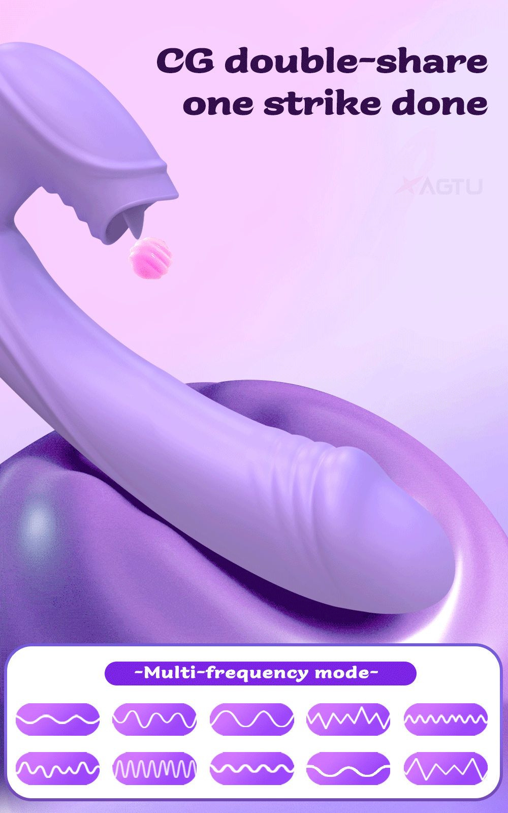Powerful G Spot Rabbit Vibrator for Women with Tongue Licking Clitoris Stimulator Heating Dildo Adults Goods Sex Toys for Female