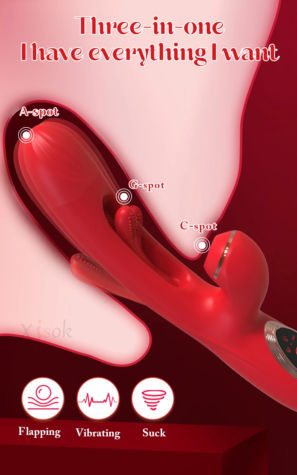 Tapping Flapping Vibrator for Women Clitoris Clit Sucker Stimulator Powerful Sex Toy Woman Female Rabbit Sucking Masturbator