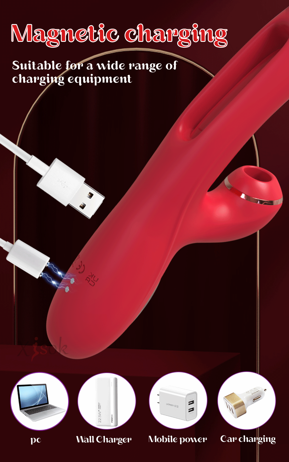 Tapping Flapping Vibrator for Women Clitoris Clit Sucker Stimulator Powerful Sex Toy Woman Female Rabbit Sucking Masturbator