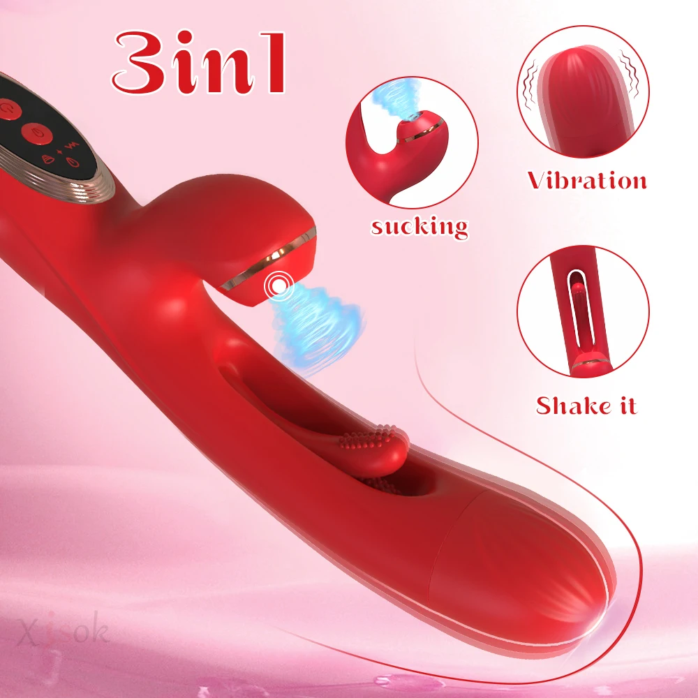 Tapping Flapping Vibrator for Women Clitoris Clit Sucker Stimulator Powerful Sex Toy Woman Female Rabbit Sucking Masturbator