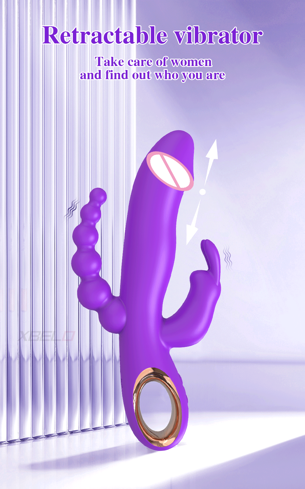 G Spot Rabbit Vibrator for Woman Anal Dildo 3 in 1 Sex Toy Adult with10 Vibrating Modes Waterproof Clitoris Massage Stimulato G Spot Rabbit Vibrator for Woman Anal Dildo 3 in 1 Sex Toy Adult with10 Vibrating Modes Waterproof Clitoris Massage Stimulato