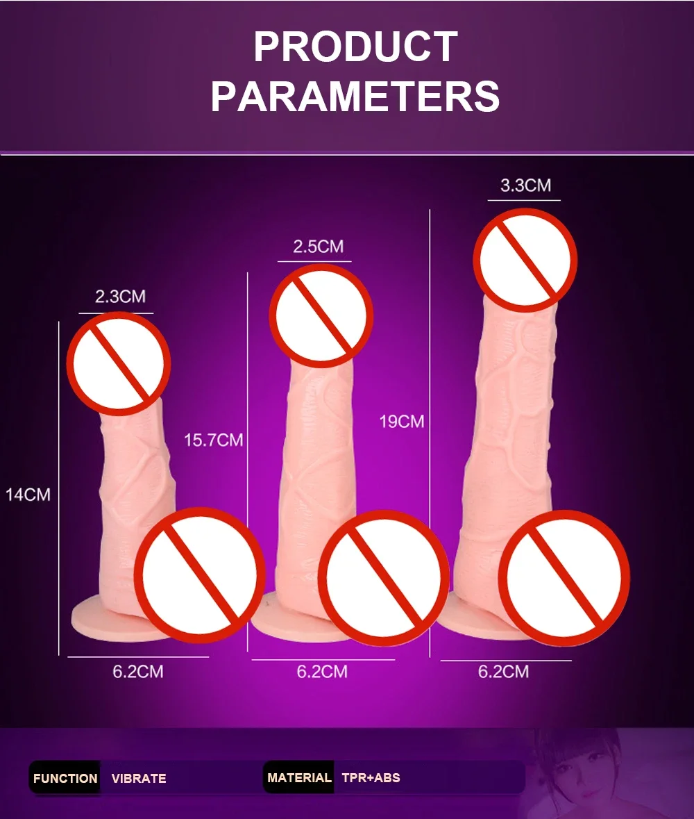Female Realistic Dildo Vibrator G Spot Massage Masturbation Men Suction Cup Lifelike Feeling Man Real Penis Sex Toys for Woman Female Realistic Dildo Vibrator G Spot Massage Masturbation Men Suction Cup Lifelike Feeling Man Real Penis Sex Toys for Woman