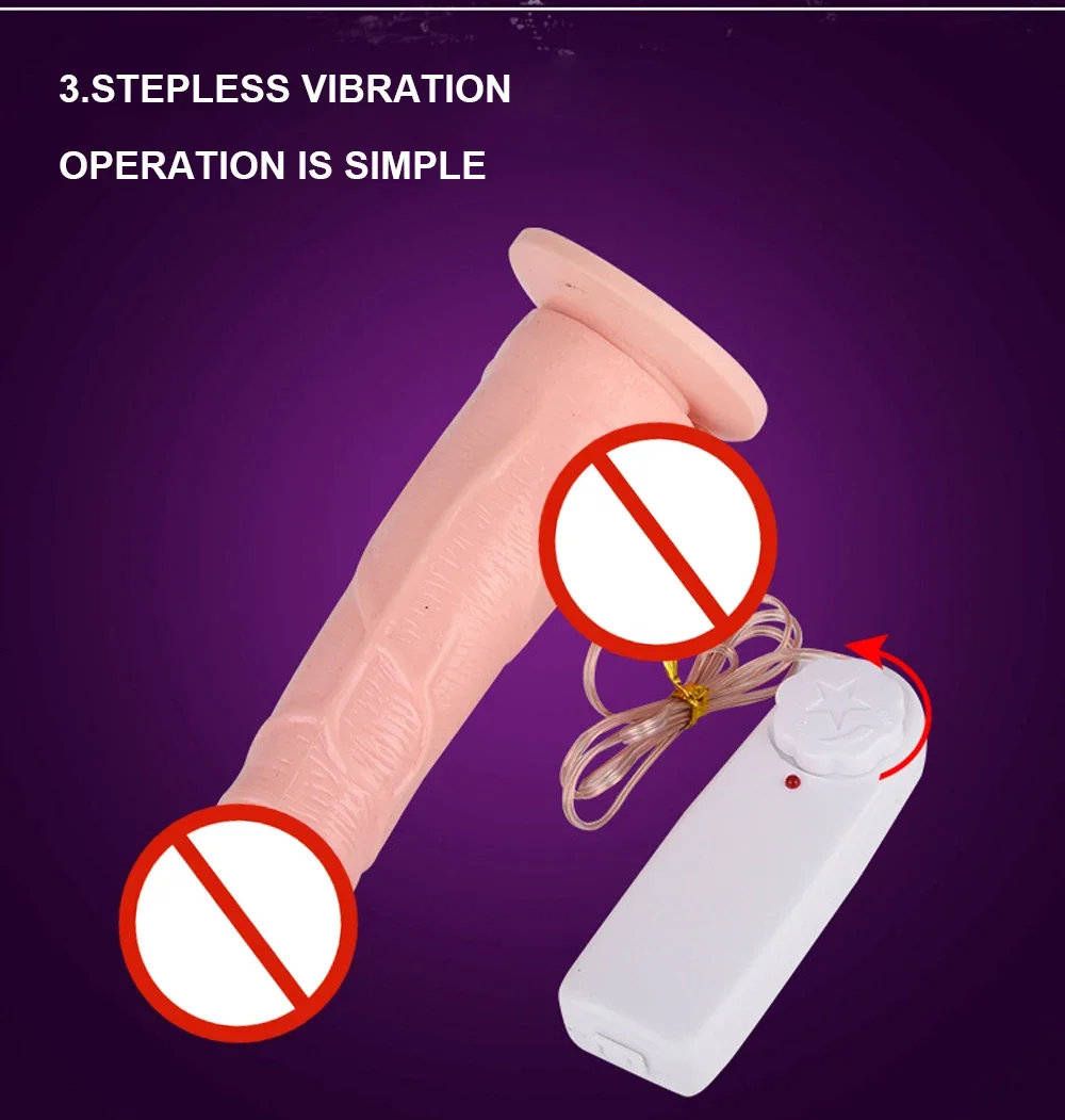 Female Realistic Dildo Vibrator G Spot Massage Masturbation Men Suction Cup Lifelike Feeling Man Real Penis Sex Toys for Woman Female Realistic Dildo Vibrator G Spot Massage Masturbation Men Suction Cup Lifelike Feeling Man Real Penis Sex Toys for Woman