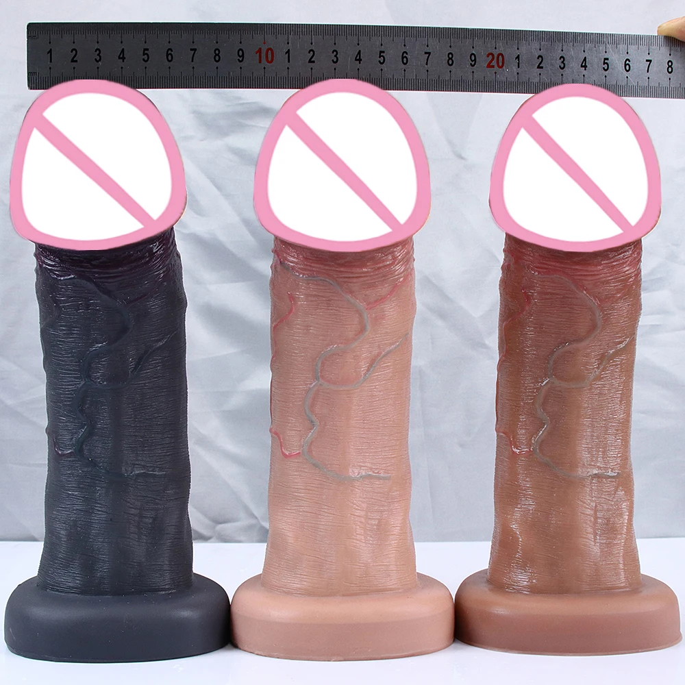 New 7.5cm Big Glans Penis Realistic Dildo Huge Anal Plug Suction Cup Adult Strapon Sex Toys For Woman Vagina Orgasm Masturbation New 7.5cm Big Glans Penis Realistic Dildo Huge Anal Plug Suction Cup Adult Strapon Sex Toys For Woman Vagina Orgasm Masturbation