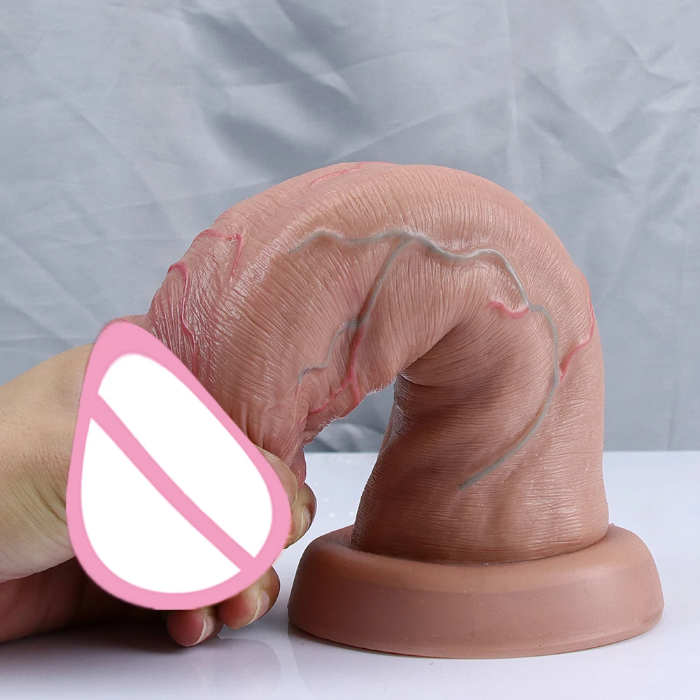 New 7.5cm Big Glans Penis Realistic Dildo Huge Anal Plug Suction Cup Adult Strapon Sex Toys For Woman Vagina Orgasm Masturbation New 7.5cm Big Glans Penis Realistic Dildo Huge Anal Plug Suction Cup Adult Strapon Sex Toys For Woman Vagina Orgasm Masturbation