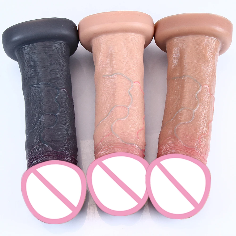 New 7.5cm Big Glans Penis Realistic Dildo Huge Anal Plug Suction Cup Adult Strapon Sex Toys For Woman Vagina Orgasm Masturbation New 7.5cm Big Glans Penis Realistic Dildo Huge Anal Plug Suction Cup Adult Strapon Sex Toys For Woman Vagina Orgasm Masturbation