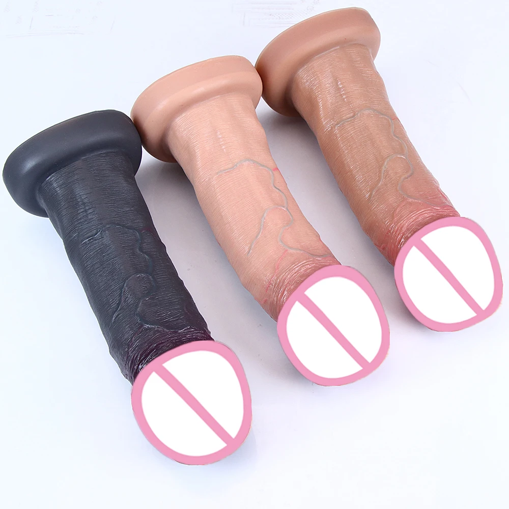 New 7.5cm Big Glans Penis Realistic Dildo Huge Anal Plug Suction Cup Adult Strapon Sex Toys For Woman Vagina Orgasm Masturbation New 7.5cm Big Glans Penis Realistic Dildo Huge Anal Plug Suction Cup Adult Strapon Sex Toys For Woman Vagina Orgasm Masturbation