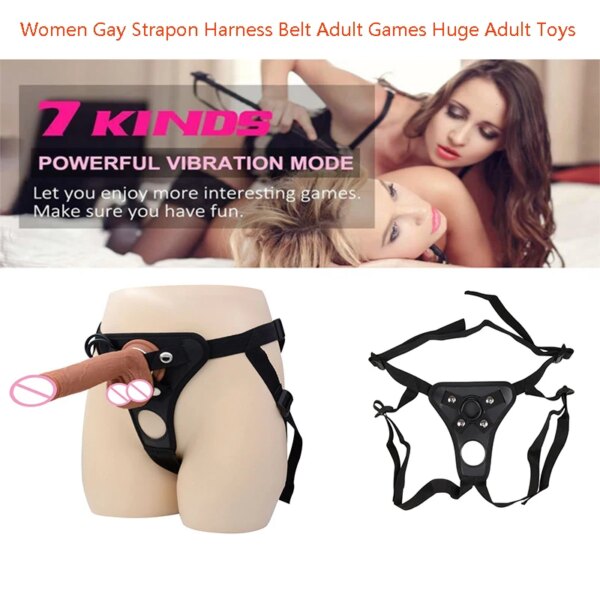 Men's Strap-on Realistic Penis Dildo Pants Anal Sex Toys for Women Men Women Gay Dildos Strapon Harness Belt Adult Games Lesbian