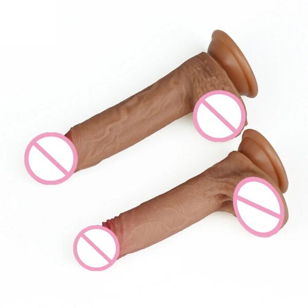 Adult Sex Toys 7/8 Inch Huge Realistic Dildo Big Silicone Penis Dong With Suction Cup For Women Masturbation Male Dick Shop