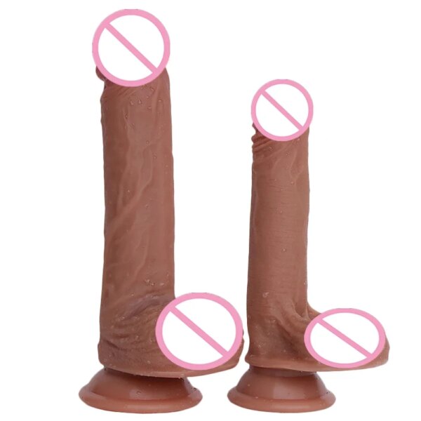 Adult Sex Toys 7/8 Inch Huge Realistic Dildo Big Silicone Penis Dong With Suction Cup For Women Masturbation Male Dick Shop