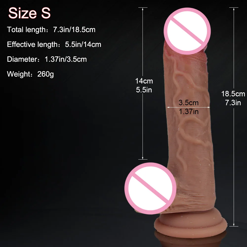 Skin Feeling Realistic Penis Soft Sexy Huge Dildo Female Masturbator Double-layer Silicone Suction Cup Dildos for Women Big Dick Skin Feeling Realistic Penis Soft Sexy Huge Dildo Female Masturbator Double-layer Silicone Suction Cup Dildos for Women Big Dick