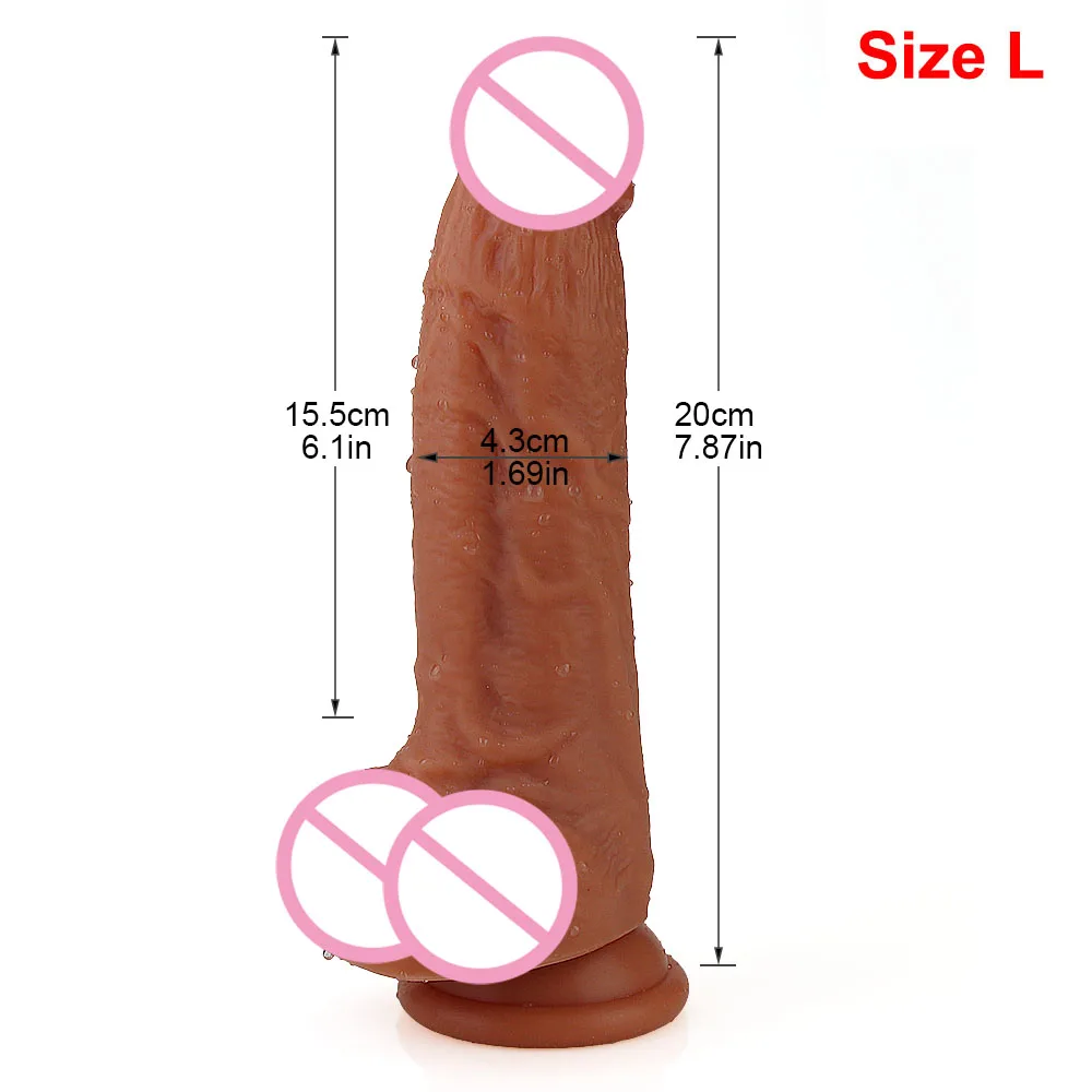 Skin Feeling Realistic Penis Soft Sexy Huge Dildo Female Masturbator Double-layer Silicone Suction Cup Dildos for Women Big Dick Skin Feeling Realistic Penis Soft Sexy Huge Dildo Female Masturbator Double-layer Silicone Suction Cup Dildos for Women Big Dick