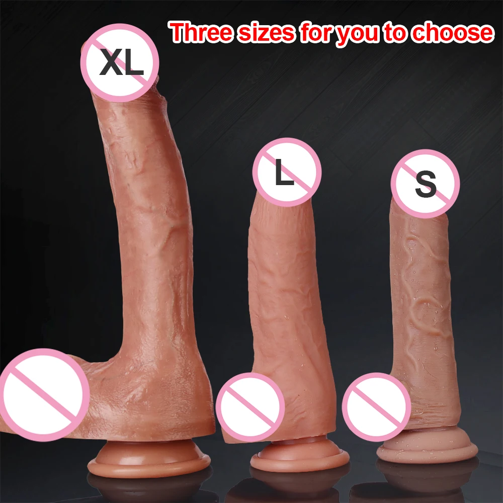Skin Feeling Realistic Penis Soft Sexy Huge Dildo Female Masturbator Double-layer Silicone Suction Cup Dildos for Women Big Dick Skin Feeling Realistic Penis Soft Sexy Huge Dildo Female Masturbator Double-layer Silicone Suction Cup Dildos for Women Big Dick