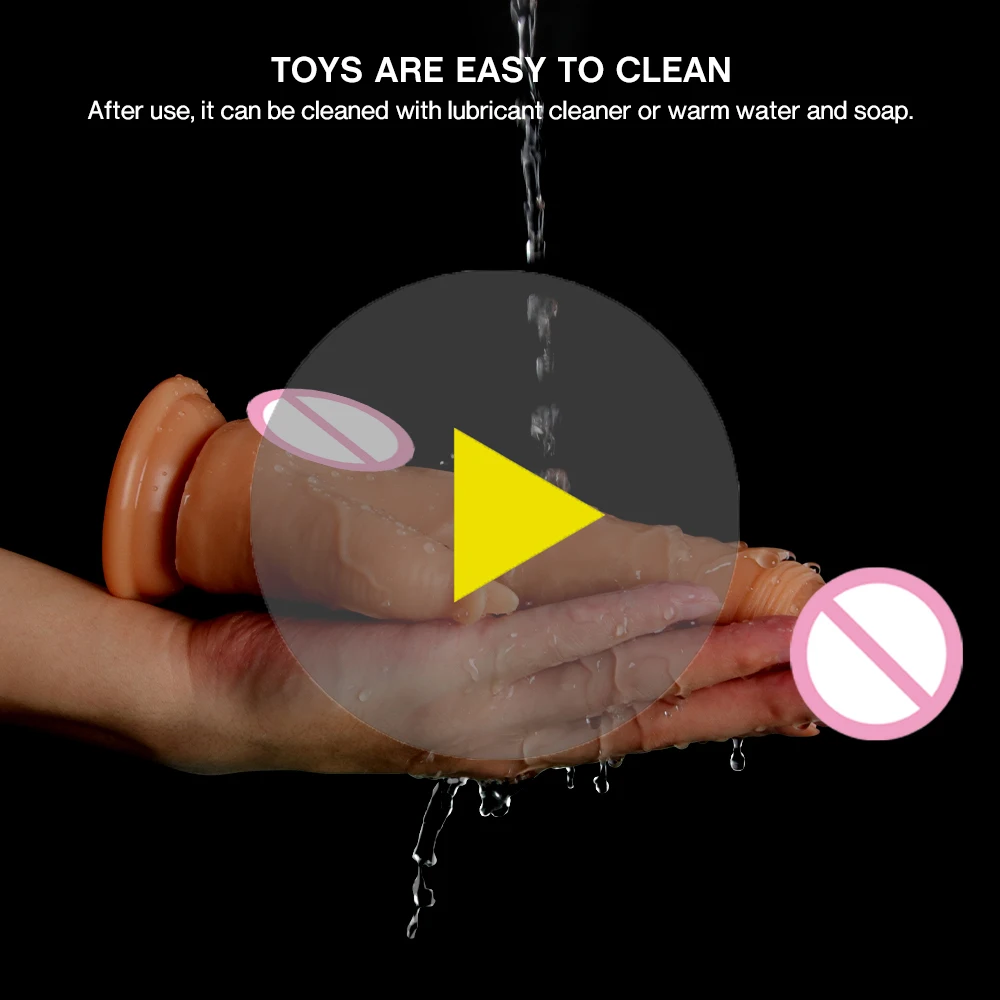 Super Realistic Soft Big Dildo Cheap Small Penis Silicone Suction Cup Vibrator Dick Anal Sex Toys Men Women Gay Strap on Cock