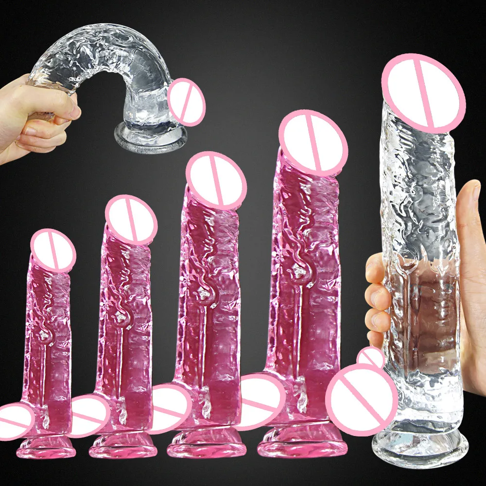 Realistic Jelly Dildo Soft Artificial Dildos Anal Penis Strong Suction Cup Adults Sex Toys for Woman Strapon Female Masturbation Realistic Jelly Dildo Soft Artificial Dildos Anal Penis Strong Suction Cup Adults Sex Toys for Woman Strapon Female Masturbation