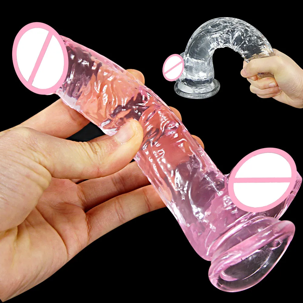 Realistic Jelly Dildo Soft Artificial Dildos Anal Penis Strong Suction Cup Adults Sex Toys for Woman Strapon Female Masturbation Realistic Jelly Dildo Soft Artificial Dildos Anal Penis Strong Suction Cup Adults Sex Toys for Woman Strapon Female Masturbation