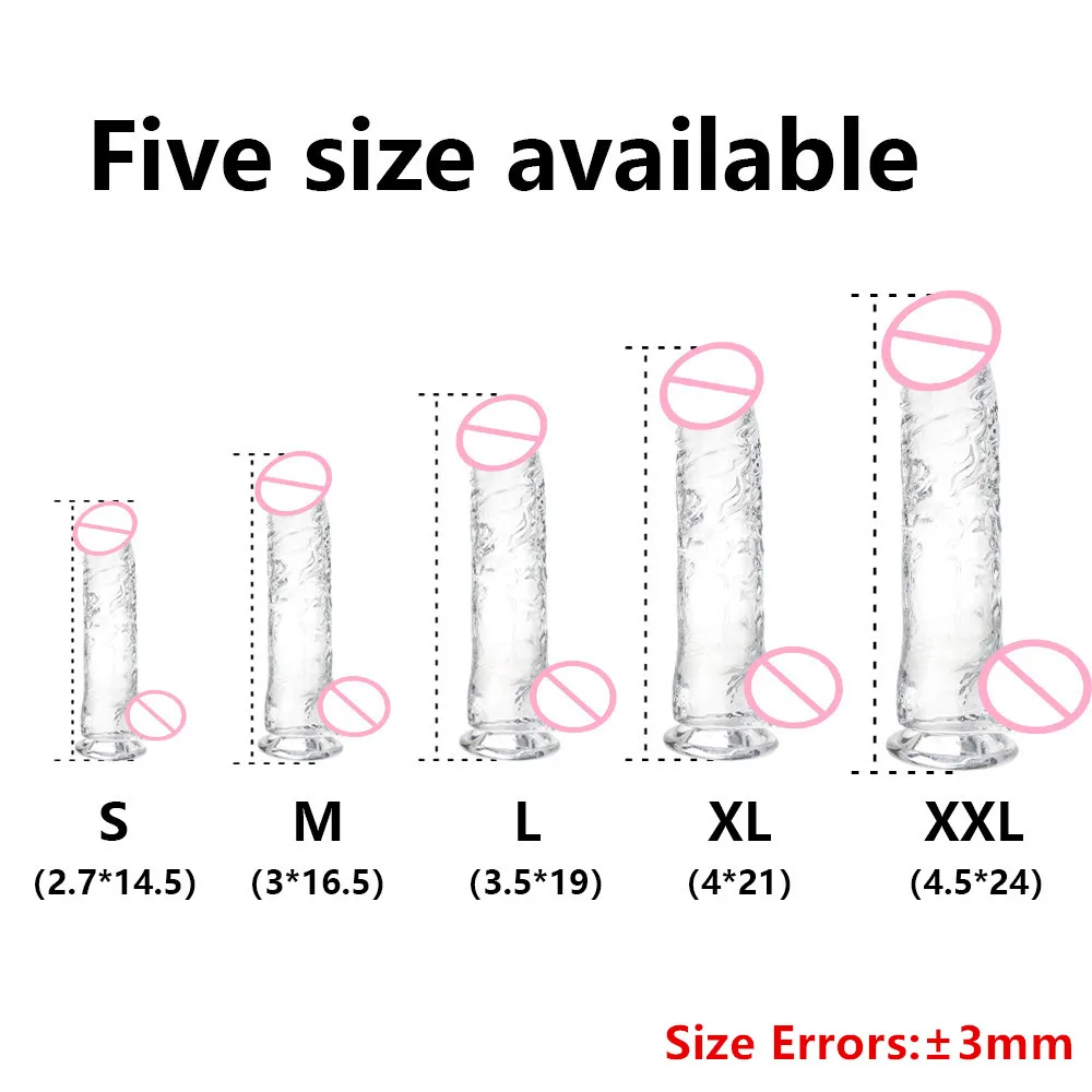 Realistic Jelly Dildo Soft Artificial Dildos Anal Penis Strong Suction Cup Adults Sex Toys for Woman Strapon Female Masturbation Realistic Jelly Dildo Soft Artificial Dildos Anal Penis Strong Suction Cup Adults Sex Toys for Woman Strapon Female Masturbation
