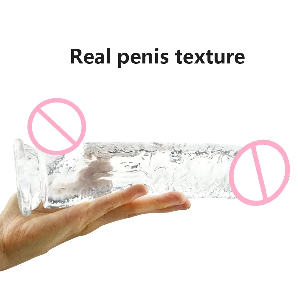 Realistic Jelly Dildo Soft Artificial Dildos Anal Penis Strong Suction Cup Adults Sex Toys for Woman Strapon Female Masturbation Realistic Jelly Dildo Soft Artificial Dildos Anal Penis Strong Suction Cup Adults Sex Toys for Woman Strapon Female Masturbation