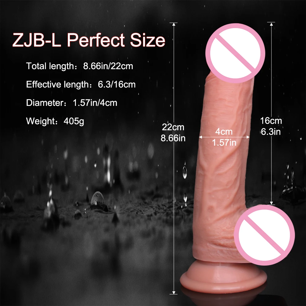 Soft Sexy Huge Dildo Skin Feeling Realistic Penis Sex Toys for Women Big Dicks Double Layersilicong Suction Cup Anal stimulator Soft Sexy Huge Dildo Skin Feeling Realistic Penis Sex Toys for Women Big Dicks Double Layersilicong Suction Cup Anal stimulator