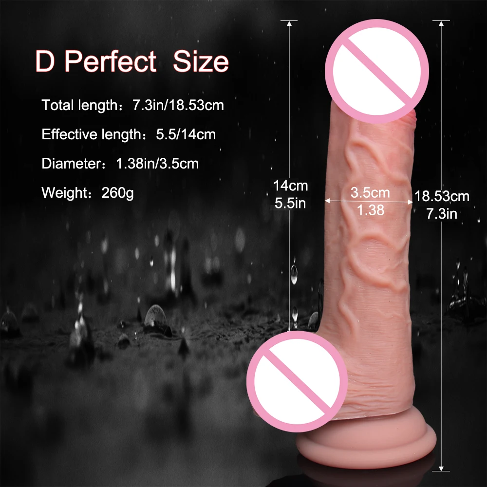 Soft Sexy Huge Dildo Skin Feeling Realistic Penis Sex Toys for Women Big Dicks Double Layersilicong Suction Cup Anal stimulator Soft Sexy Huge Dildo Skin Feeling Realistic Penis Sex Toys for Women Big Dicks Double Layersilicong Suction Cup Anal stimulator