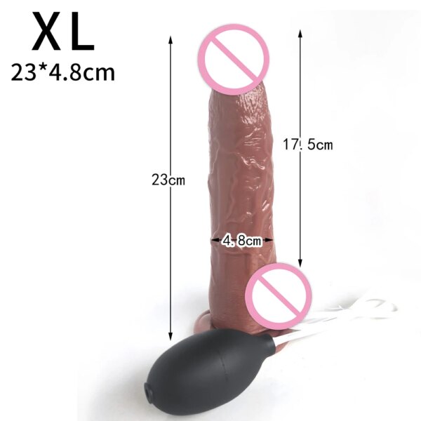 Squirting Dildo Realistic Ejaculating Penis Spray Water Adult Sex Toys For Women Strong Suction Cup Female Masturbation Big Dick