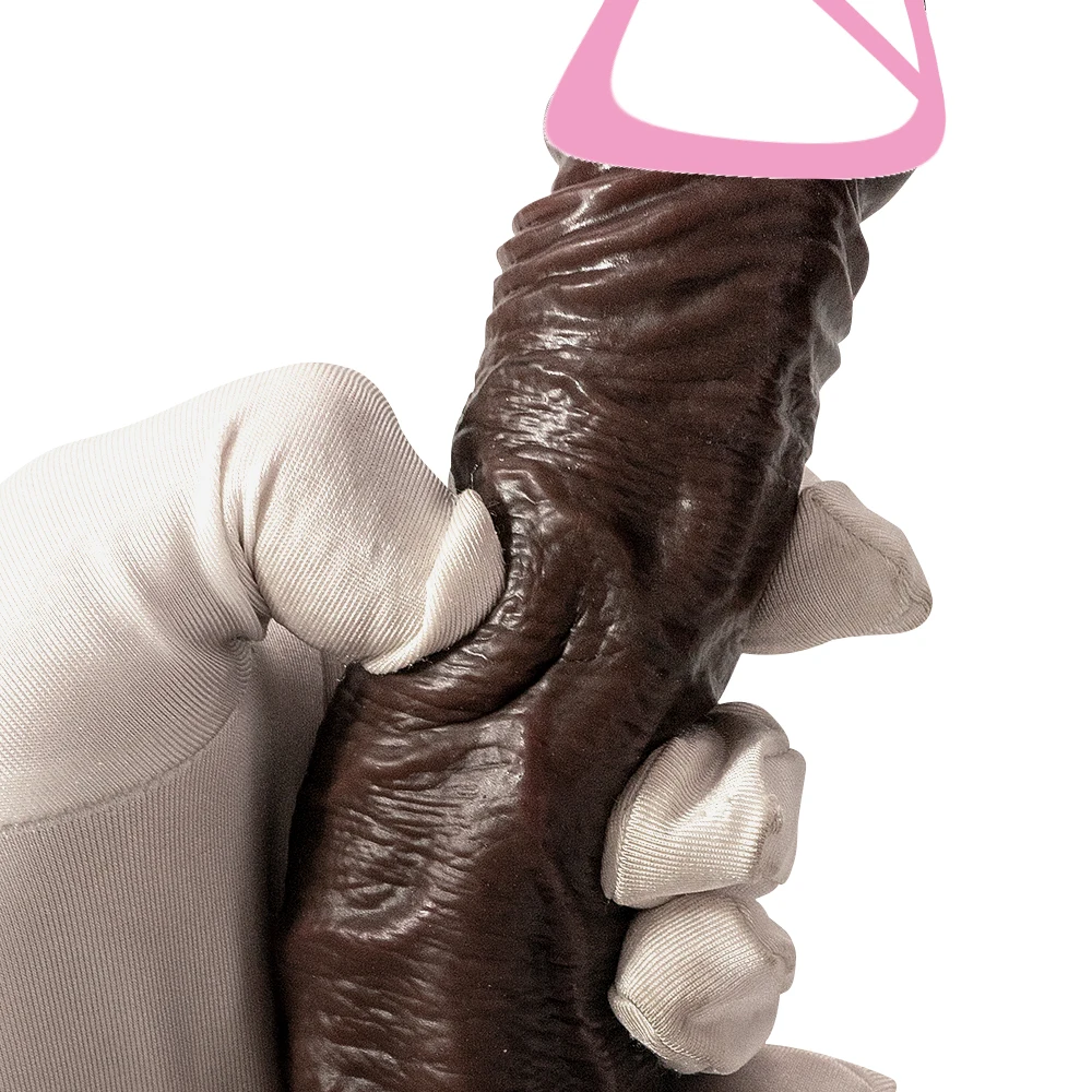 Big Long Dildo  Black Vagina Masturbator Realistic Dick Strapon Penis Soft Suction Cup Anal Sex Toy For Woman G-spot Stimulation