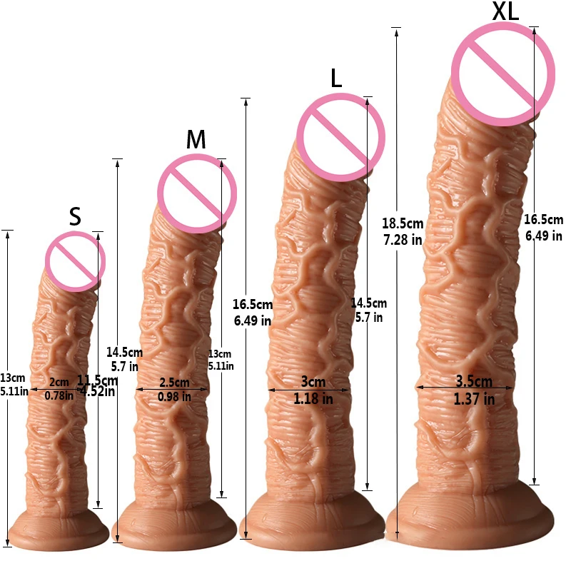 Realistic Simulation Big Dildo with Strap Penis Sex Toy Female Vaginal Anal Masturbator Dick With Suction Cup for Women Lesbian
