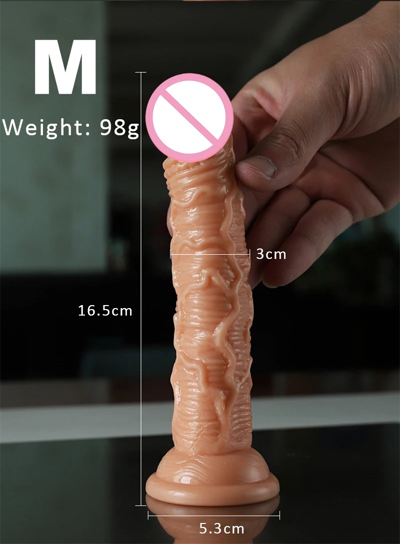 Realistic Simulation Big Dildo with Strap Penis Sex Toy Female Vaginal Anal Masturbator Dick With Suction Cup for Women Lesbian