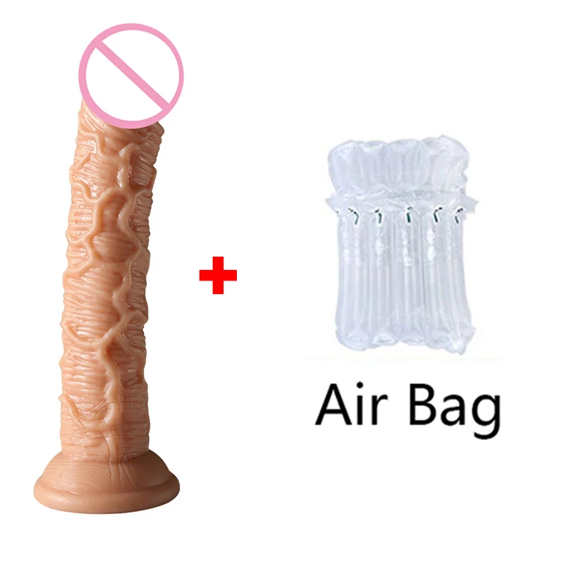 Realistic Simulation Big Dildo with Strap Penis Sex Toy Female Vaginal Anal Masturbator Dick With Suction Cup for Women Lesbian