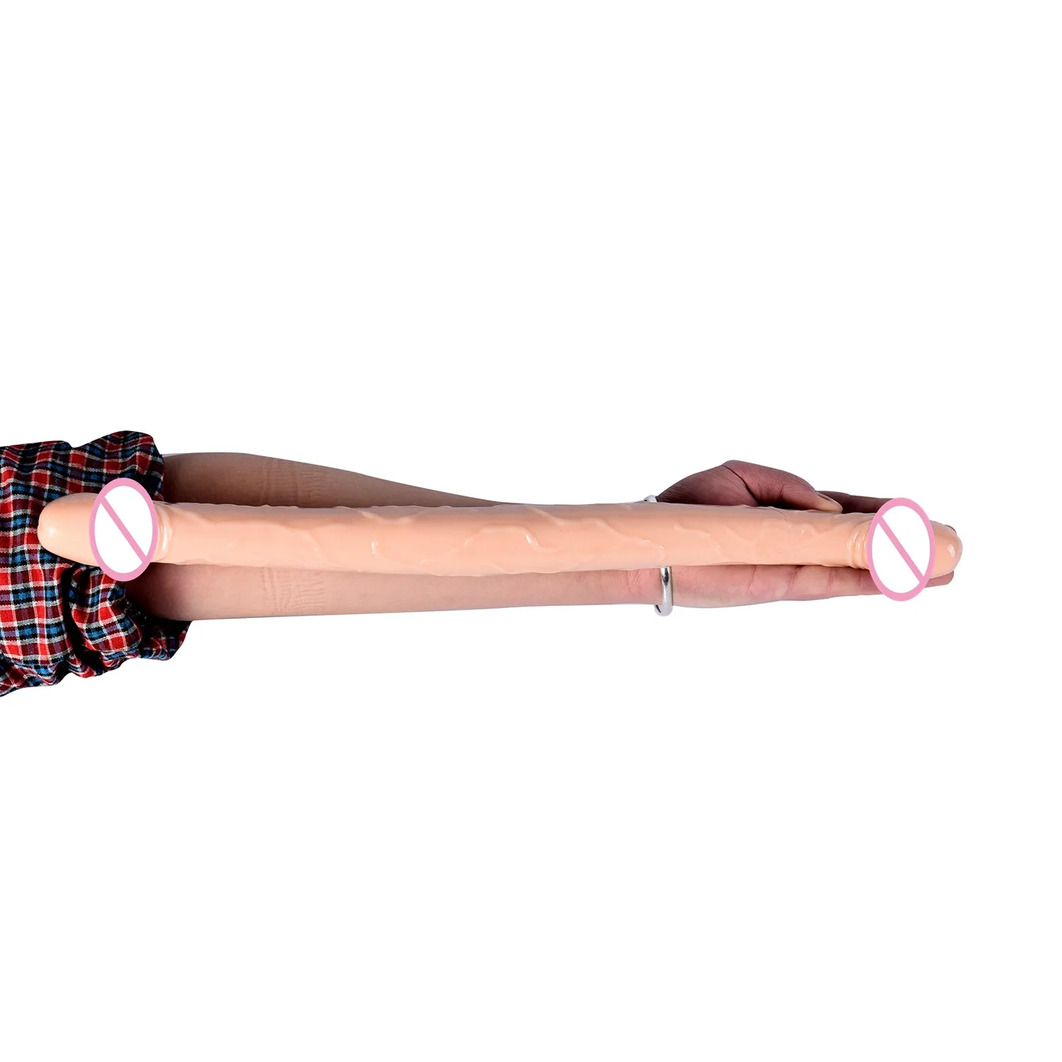 Double head Dildo Long Jelly Realistic Dildo Double Ended Dildo Flexible Big Penis for Women Masturbator Sex Toys for Lesbian