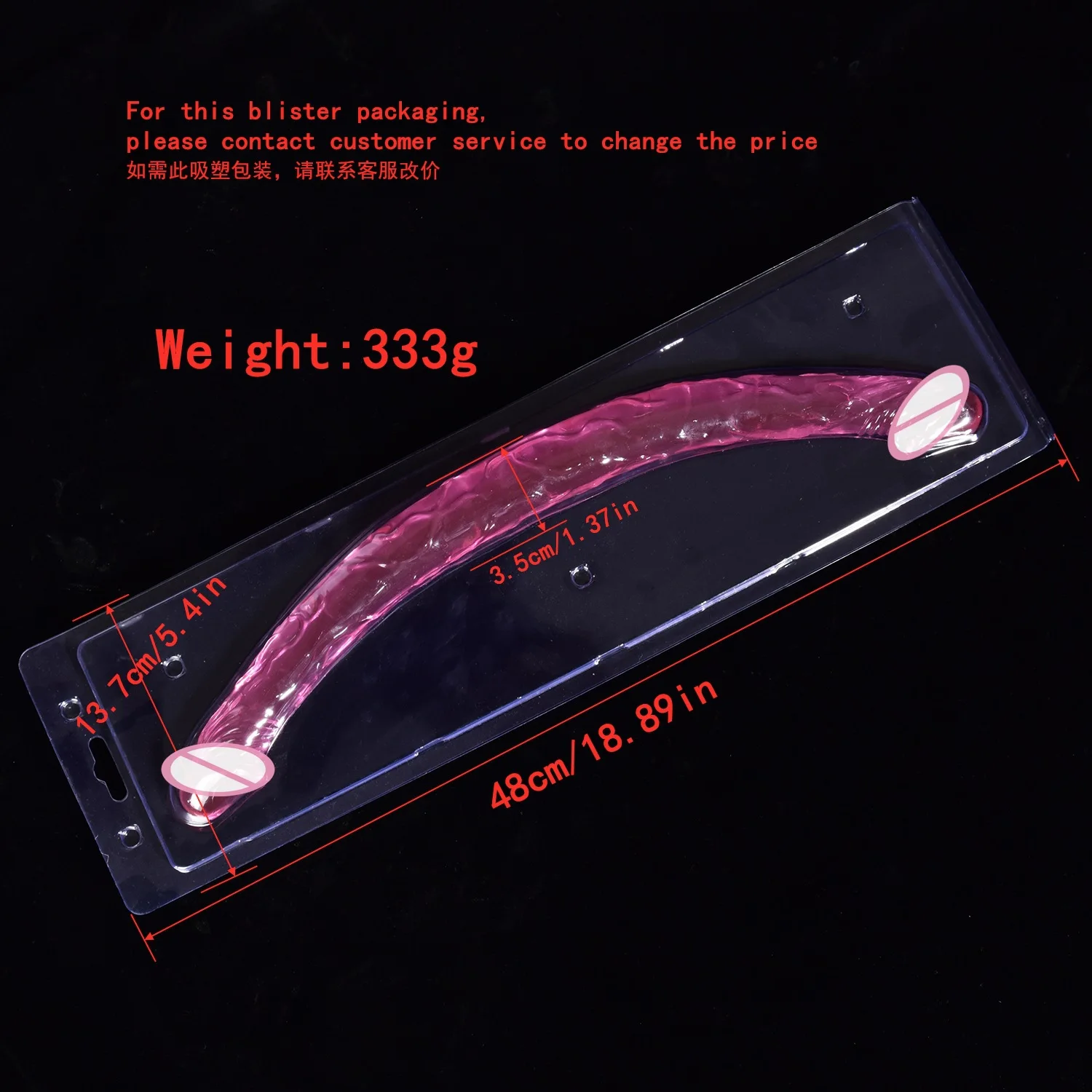 Double head Dildo Long Jelly Realistic Dildo Double Ended Dildo Flexible Big Penis for Women Masturbator Sex Toys for Lesbian