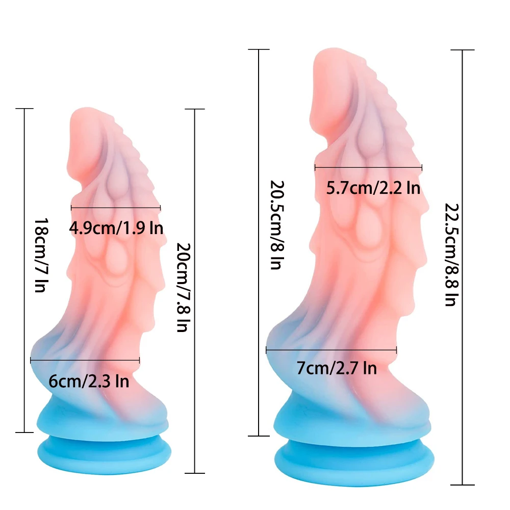 Realistic Monster Dildo Sex Toys 7/8 Inch Huge Anal Dildo with Strong Suction Cup Silicone Thick Dildos Adult Toys for Women Men Realistic Monster Dildo Sex Toys 7/8 Inch Huge Anal Dildo with Strong Suction Cup Silicone Thick Dildos Adult Toys for Women Men