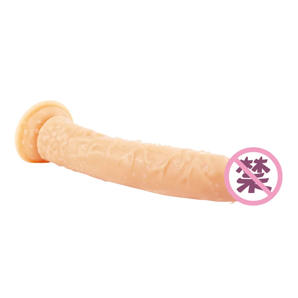 8.4 inch 21cm Realistic Erotic Jelly Dildo With Super Strong Suction Cup Sex Toys for Woman Artificial Penis G-spot Simulation